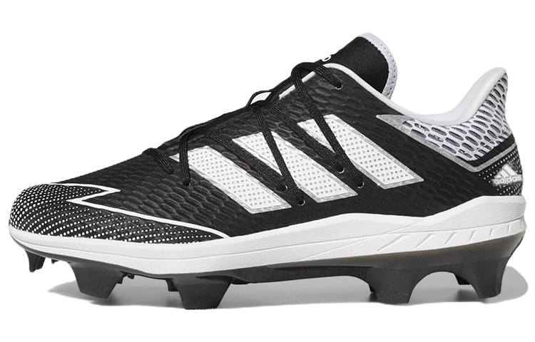 Adidas Adidas Adizero Afterburner 7 Pro Tpu Cleats Slip Resistant Abrasion Resistant Low top Training Shoes Men's Black White
