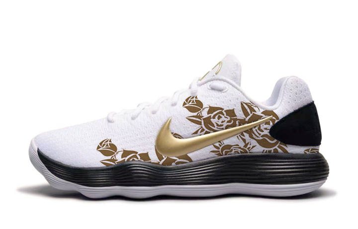Nike Nike Hyperdunk 2017 Basketball Shoes Unisex Low Top White/Gold