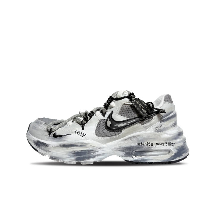 Nike Nike Air Max Fusion Cow Leather Low top Chunky Sneakers Women's Gray