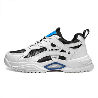 SHOUZHAO Leather Abrasion Resistant Breathable Low top Chunky Sneakers Unisex