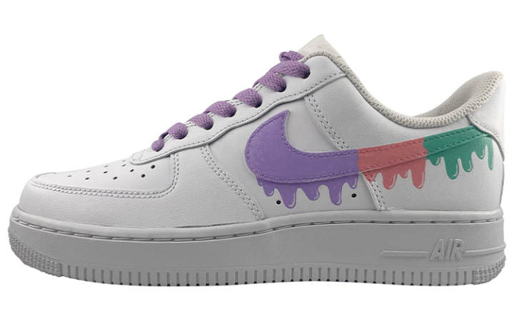 Nike Nike Air Force 1 'Triple White' Slip Resistant, Abrasion Resistant, Lightweight Low top Chunky Sneakers Women's