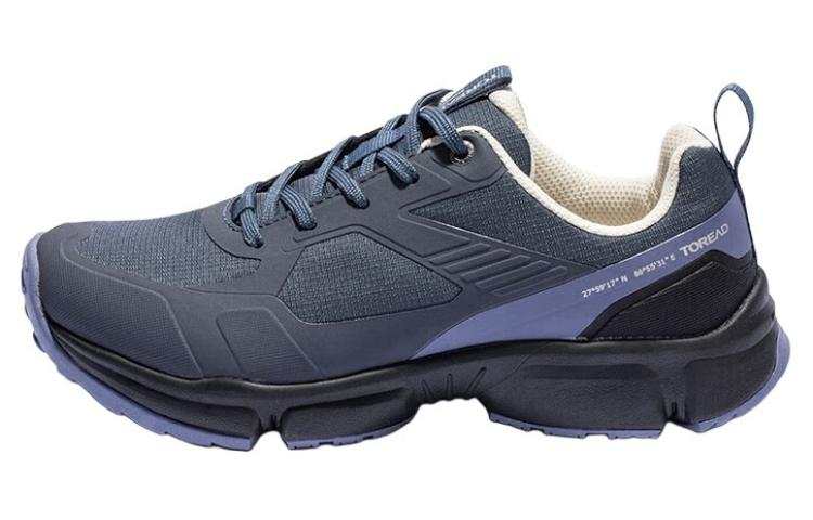 TOREAD Slip Resistant Abrasion Resistant Low top Mountaineering & Hiking Shoes Women's Blue Purple
