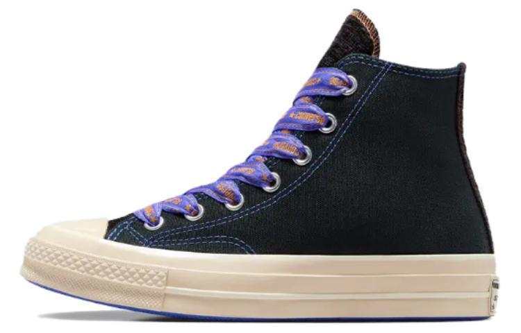 Converse Chuck 70 Converse High 'Ribbon Laces - Black Blue Flame'