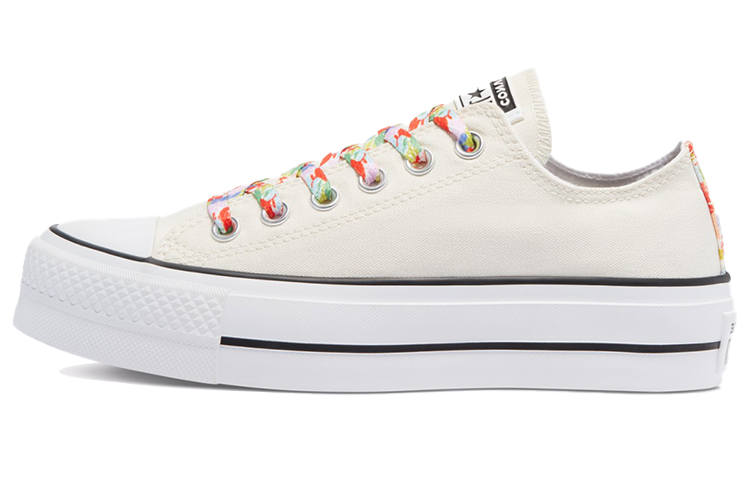Converse Chuck Taylor All Star Wmns Converse Platform Low 'Floral Print - Egret' Women's