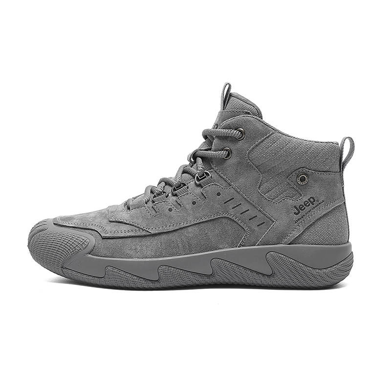Jeep Mid top Hiking Shoes Men's Gray