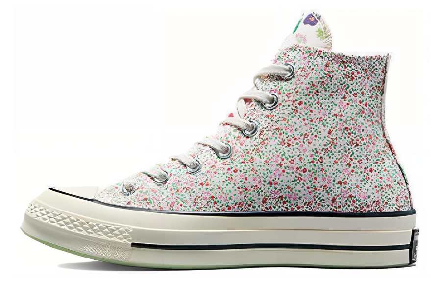 Converse Chuck 70 Fruits & Florals Abrasion Resistant Abrasion Resistant High top Canvas Shoes Unisex White Pink