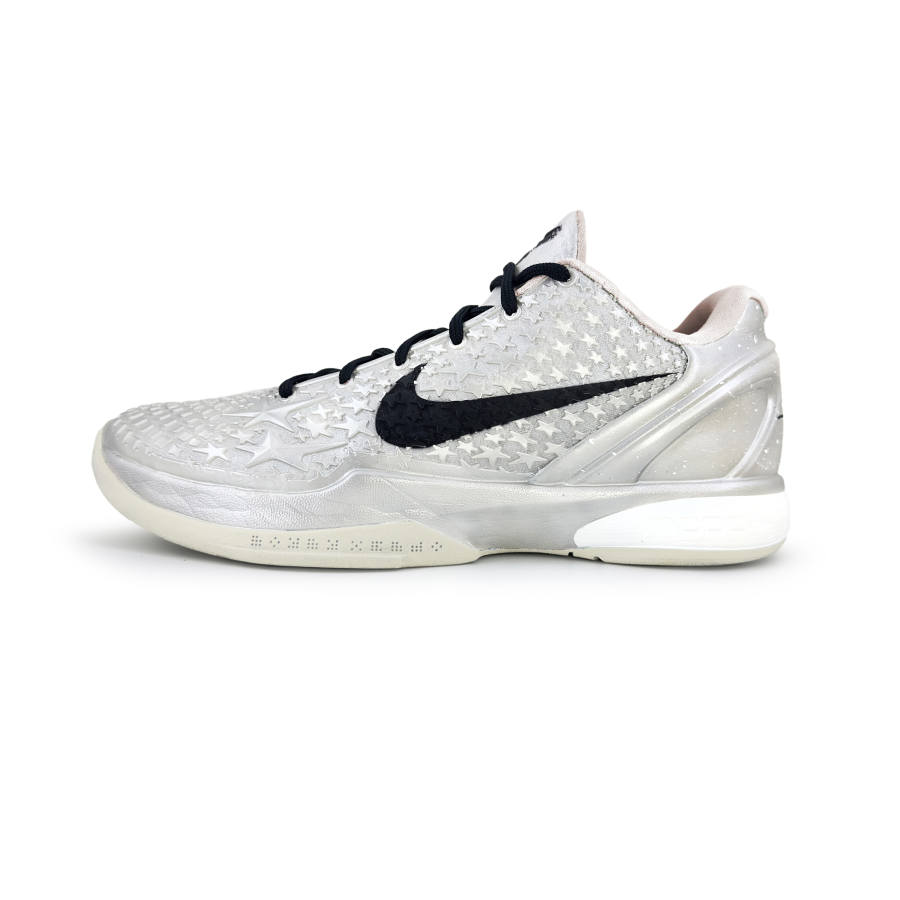 Nike Nike Zoom Kobe 6 'All Star 2.0' Silver Snake Cushioning, Wear Resistant Low top Basketball Shoes Men's Silver