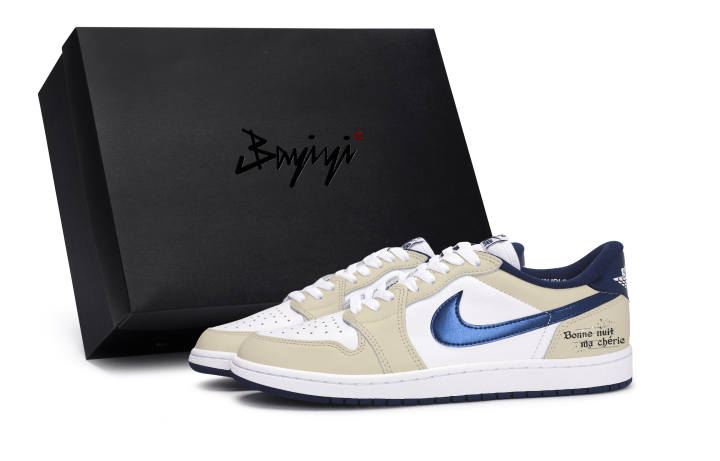 Jordan Jordan Air Jordan 1 811 Manufacturing, Camus Love Letter, Special Shoe Box Abrasion Resistant Breathable