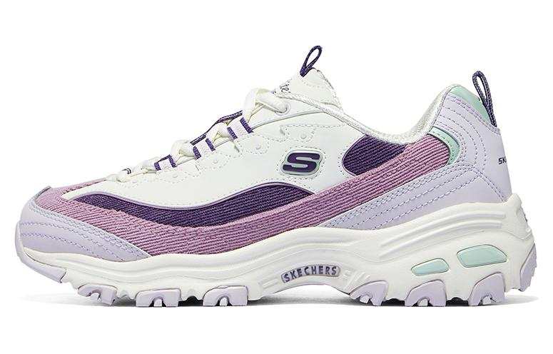 Skechers D'Lites 1.0 Shoes 'White Purple Lilac' Women's