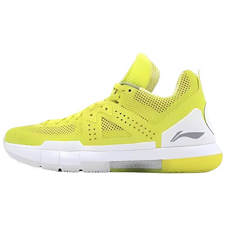 Li-Ning Li Ning WOW 5 Low top Basketball Shoes Men's Yellow White