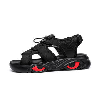 HUNU Beach Sandals Men's Black
