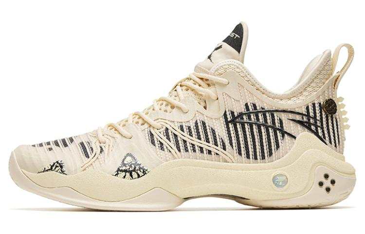 Anta Shock Wave 4 Pro Cushioning Slip Resistant Abrasion Resistant Low top Basketball Shoes Men's