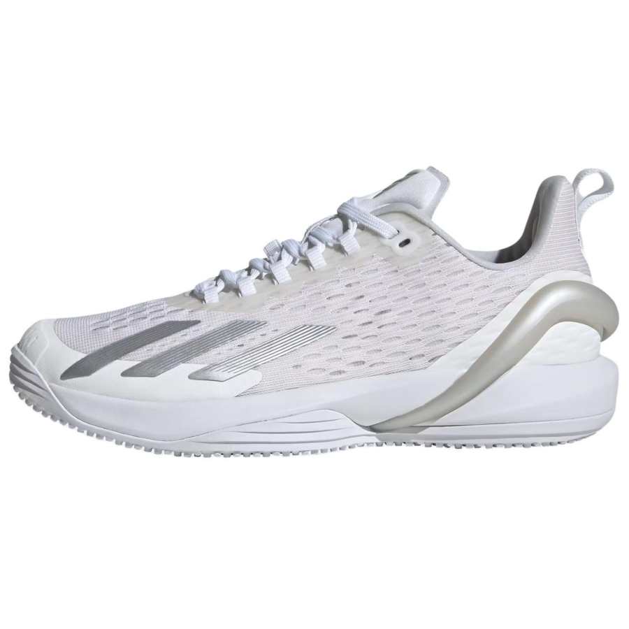 Adidas Adidas Adizero Cybersonic Comfortable And Lightweight Low top Tennis Shoes Women's White Gray