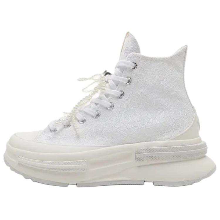 Converse Run Star Legacy Soft And Comfortable High top Canvas Shoes Women's White