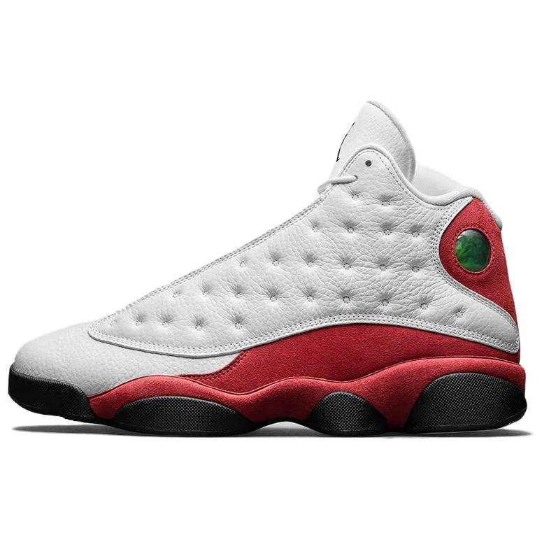 Jordan Jordan Air Jordan 13 Abrasion Resistant High top Basketball Shoes Unisex Red White