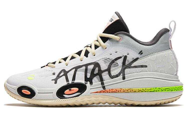 Anta Low top Basketball Shoes Women's Gray Green