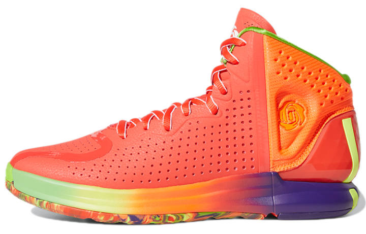 Adidas Adidas D Rose 4 Restomod 'Solar Red Rainbow'