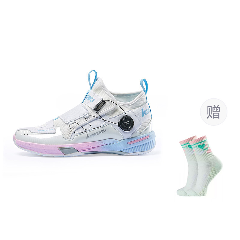 Kawasaki Crossover 2.0 Anti twist No Special Function High top Badminton Shoes Unisex