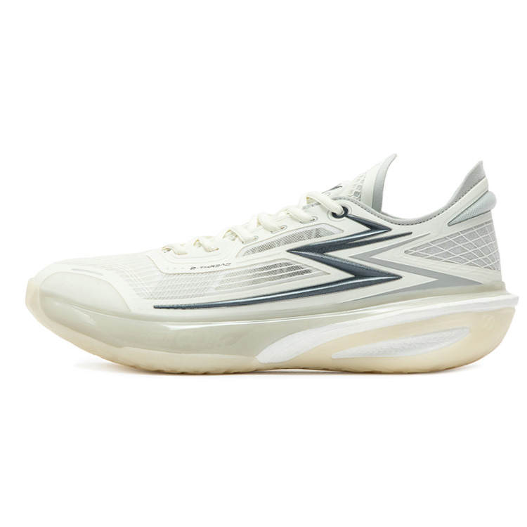 361° Speed BB MIRO Low top Basketball Shoes Men's White Gray