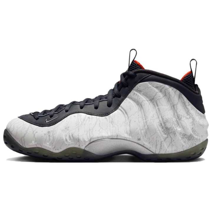 Nike Nike x TEKKEN 8 Foamposite One Slip Resistant Abrasion Resistant Mid top Basketball Shoes Unisex White Gray Black