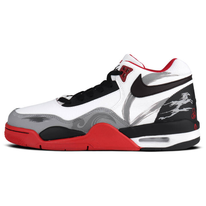 Nike Nike Flight Legacy Mid top Vintage Basketball Shoes Unisex Black White