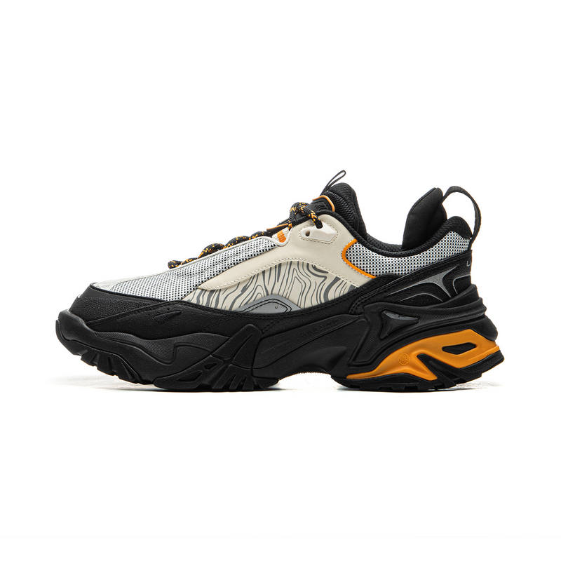 Li-Ning Li Ning CF Tracing, Qianhang Ce3 Slip Resistant Abrasion Resistant Low top Hiking Shoes Men's Black Gray