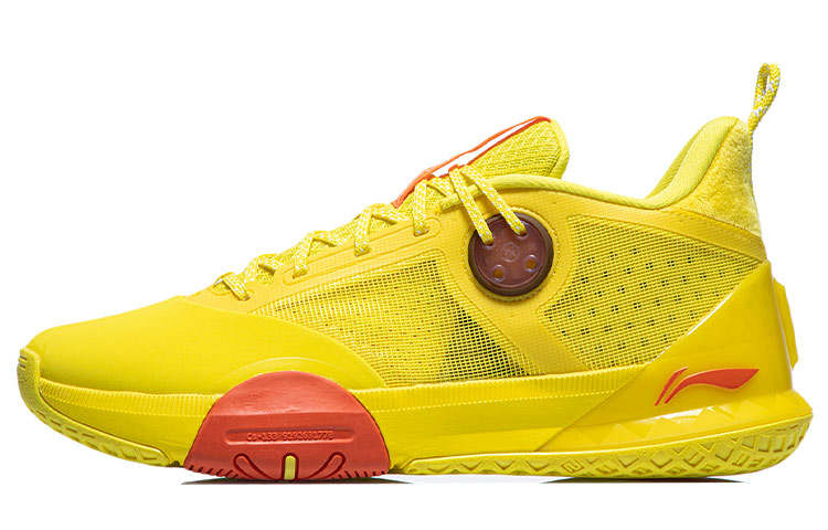 Li-Ning Li Ning All Day 6 Basketball Shoes Men's Mid Top Dark Yellow