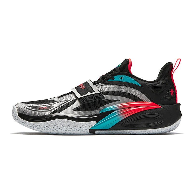 Anta KAI 1 Low top Basketball Shoes Men's Black Red Blue