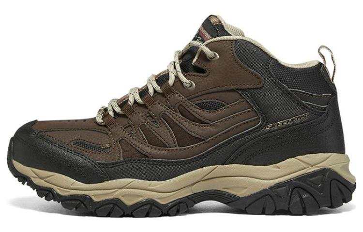 Skechers After Burn Memory High top Outdoor Shoes Men's Brown Black