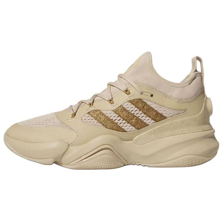 Adidas Adidas Mahomes 2 Impact FLX Slip Resistant Abrasion Resistant Mid top Training Shoes Men's Beige