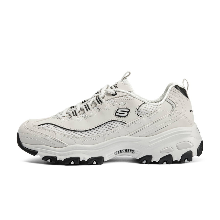 Skechers D'Lites 1.0 Panda Shoes Breathable Lightweight Low top Chunky Sneakers Women's