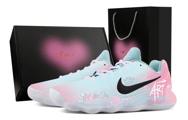 Nike Nike Hyperdunk 2017 Sweet Heart Box Cushioning Coverage Support Low top Basketball Shoes Men's
