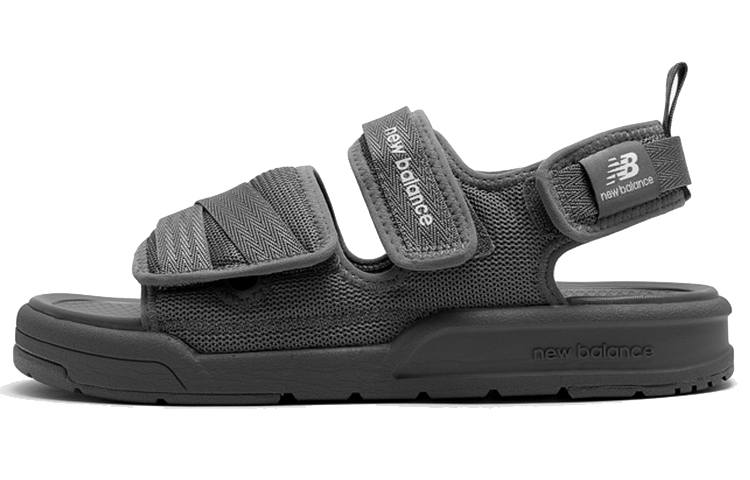 New Balance New Balance 3206 Series Velcro Open Toe Flat Heel Sports Dark Grey Sandals 'Dark Gray White'