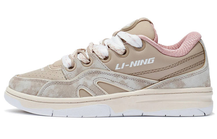 Li-Ning Li Ning Deluxe SP Low Abrasion Resistant Breathable Low top Basketball Shoes Women's Loose Earth