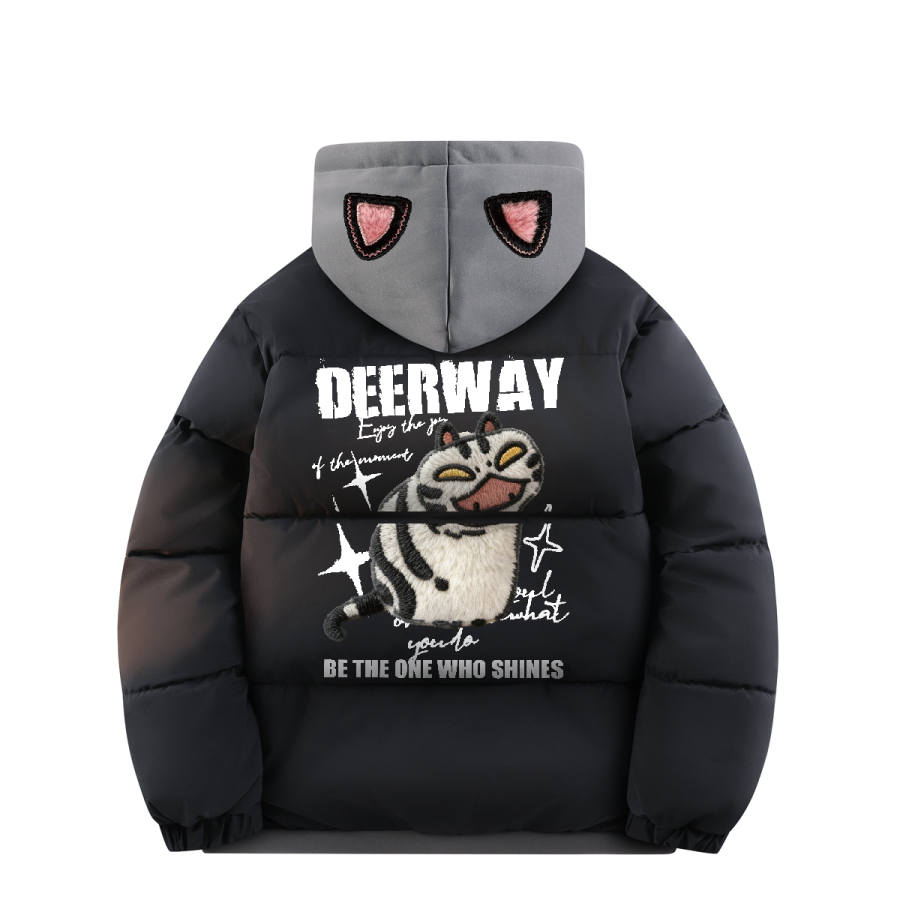 DEERWAY DEERWAY Puffer Jackets Unisex Hooded Thickened