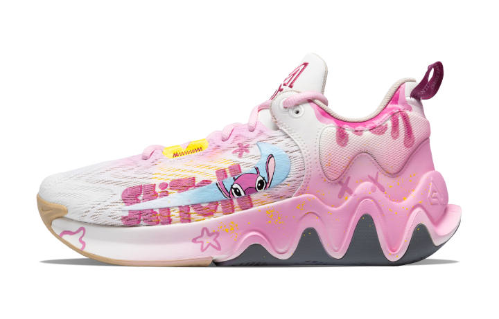 Nike Nike Giannis Immortality 2 Slip Resistant Low top Basketball Shoes Unisex Light Pink