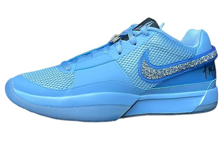 Nike Nike Ja 1 Cushioning Slip Resistant Low top Basketball Shoes Men's Blue