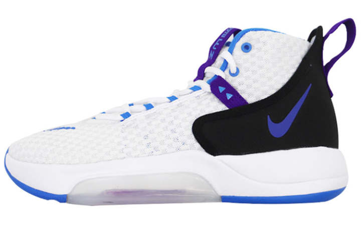 Nike Nike Zoom Rize 1 Basketball Shoes Unisex Mid Top Black/White/Blue