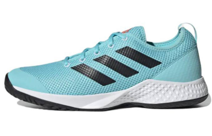Adidas Adidas Courtflash Fabric Lace Up Low top Tennis Shoes Men's Blue