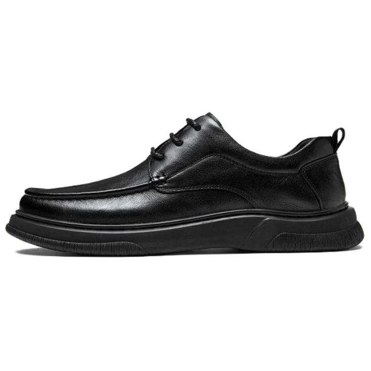 CAMEL CAMEL Casual Leather Shoes Men's Low Top Brown, Black