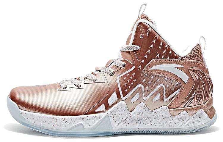 ANTA Thompson Collection Basketball Shoes Men's High Top Rose Gold
