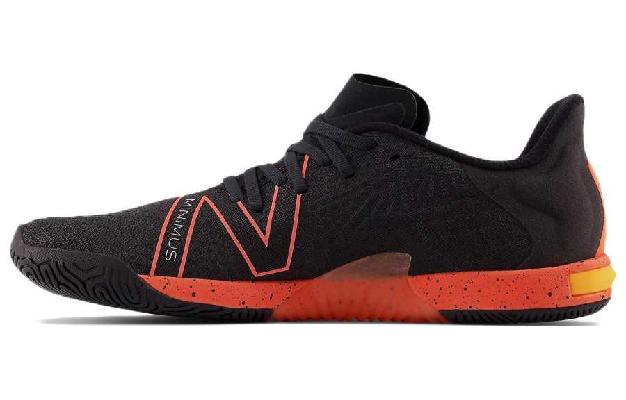 New Balance New Balance NB Minimus TR Leather Comfortable Low top Training Shoes Men's Black Orange