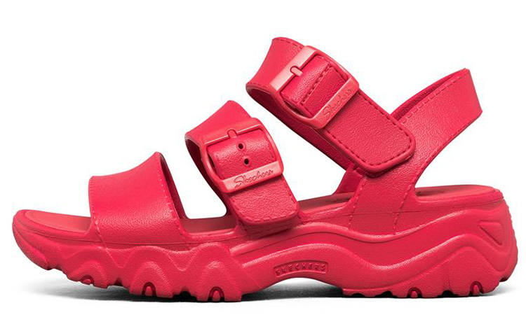 Skechers D'LITES Beach Sandals Women's Red