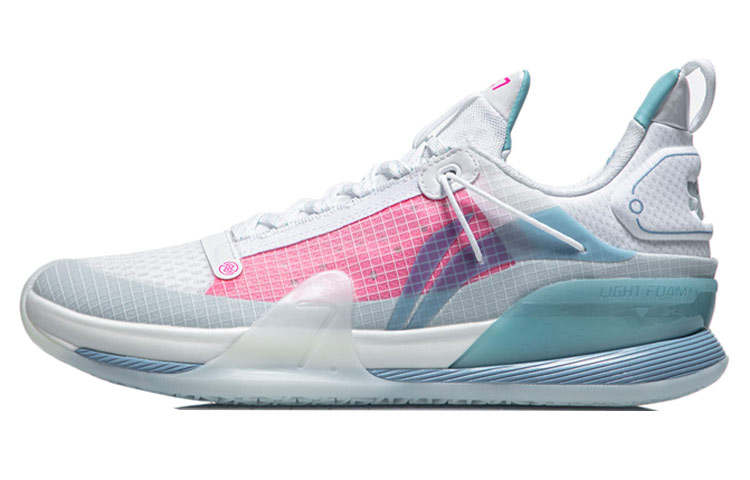 Li-Ning Li Ning Speed 7 Premium Basketball Shoes Men's Low Top White/Blue/Pink