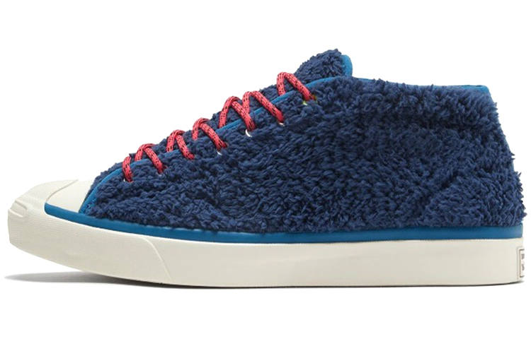 Converse Jack Purcell Converse Mid 'Retro Sherpa - Navy Lemon'