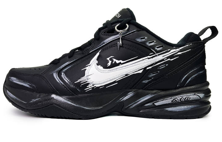 Nike Nike Air Monarch 4 Lightning Storm Low top Chunky Sneakers Unisex Black White