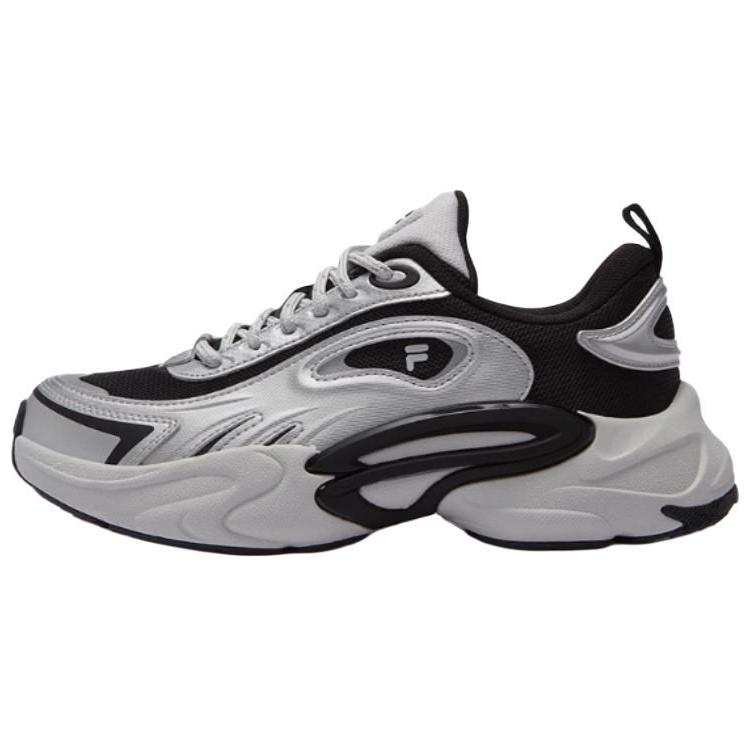 FILA FUSION FORCE Abrasion Resistant Height Increasing Low top Chunky Sneakers Men's Silver Gray