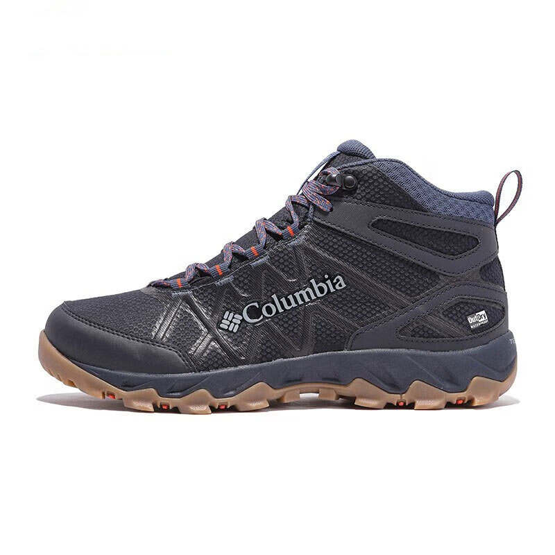 Columbia Cushioning Slip Resistant Cushioning Slip Resistant Mid top Outdoor Shoes Men's Blue
