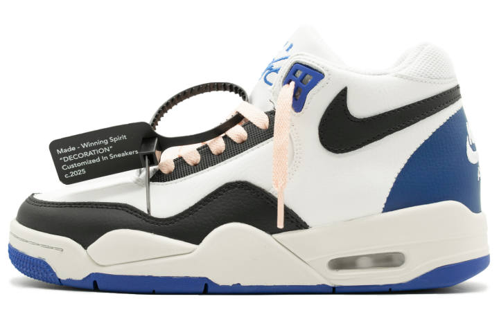 Nike Nike Flight Legacy Mid top Vintage Basketball Shoes Unisex Royal Blue