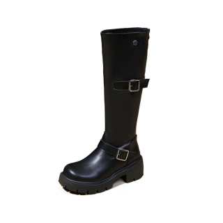 YANGNIANHUA Knee high Boots Women's Black